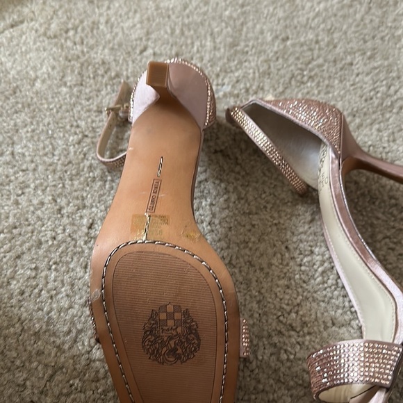 NEW! Vince Camuto Enella Embellished Ankle Strap Heel Sandal - Size 9.5 - Picture 11 of 11